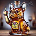 Garrafa de Whisky em Forma de Pata de Bulldog