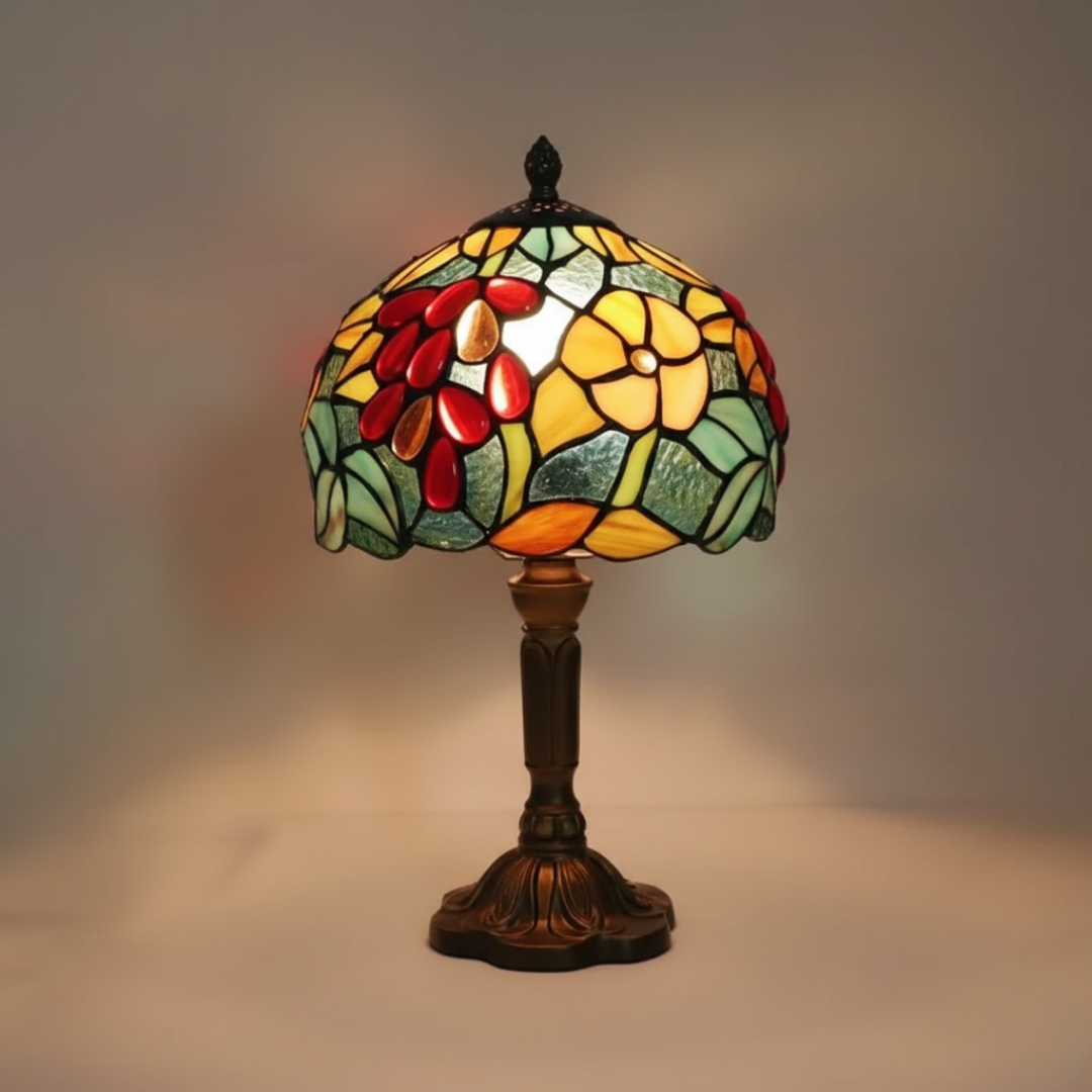 FLORENCIA | CANDEEIRO DE VITRAL TIFFANY COLORIDO