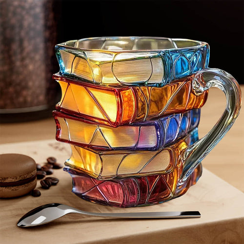 Caneca Artesanal 3D Felicidade na Leitura – Original