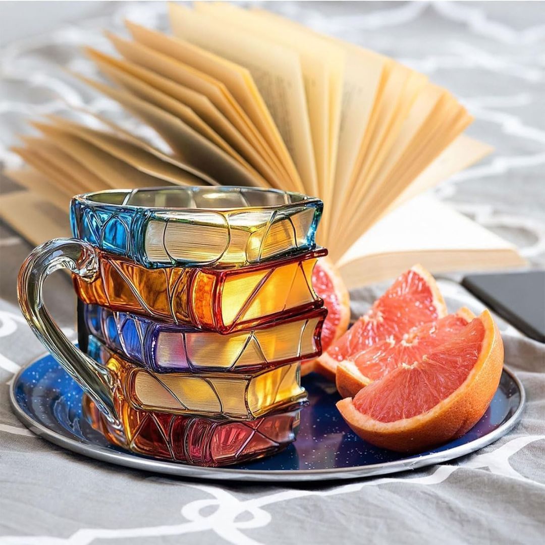 Caneca Artesanal 3D Felicidade na Leitura – Original