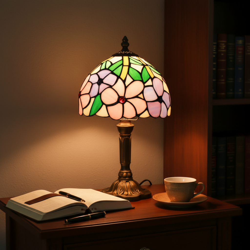 PETALYN | CANDEEIRO DE MESA DE INSPIRAÇÃO BARROCA