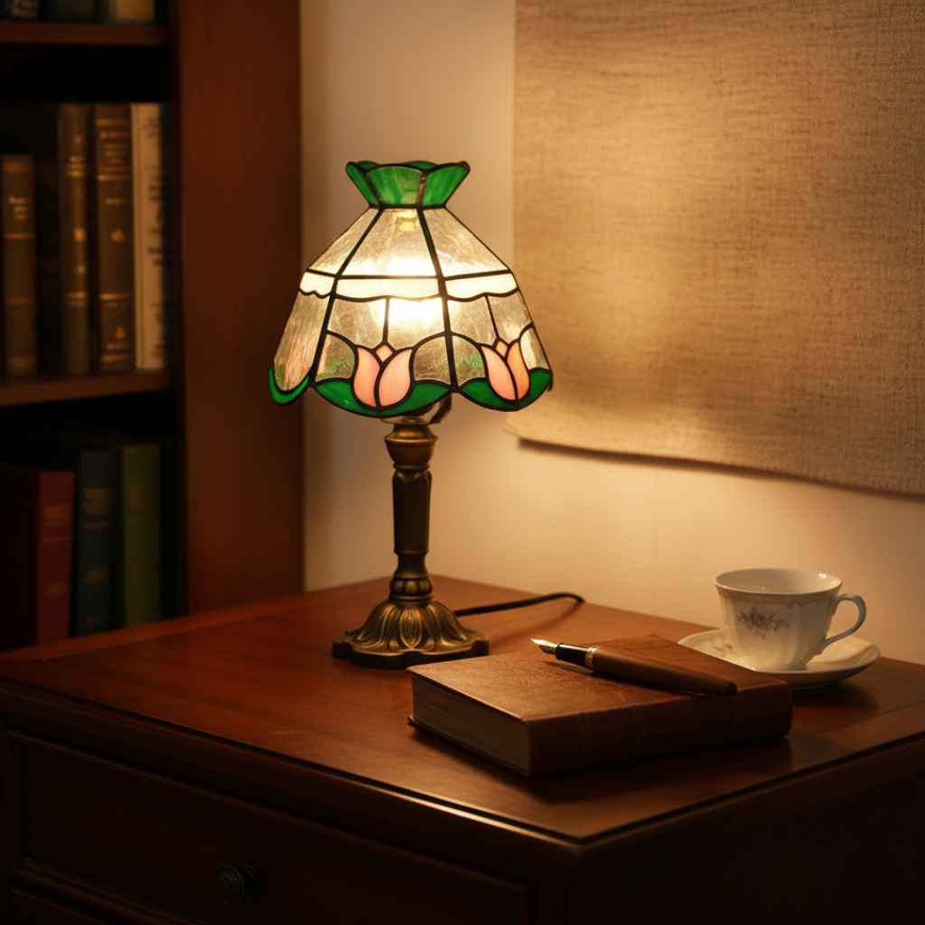 TULISSE | CANDEEIRO DE VITRAL TIFFANY ARTESANAL