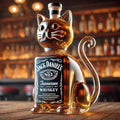 Decantador de Whisky em Forma de Gato