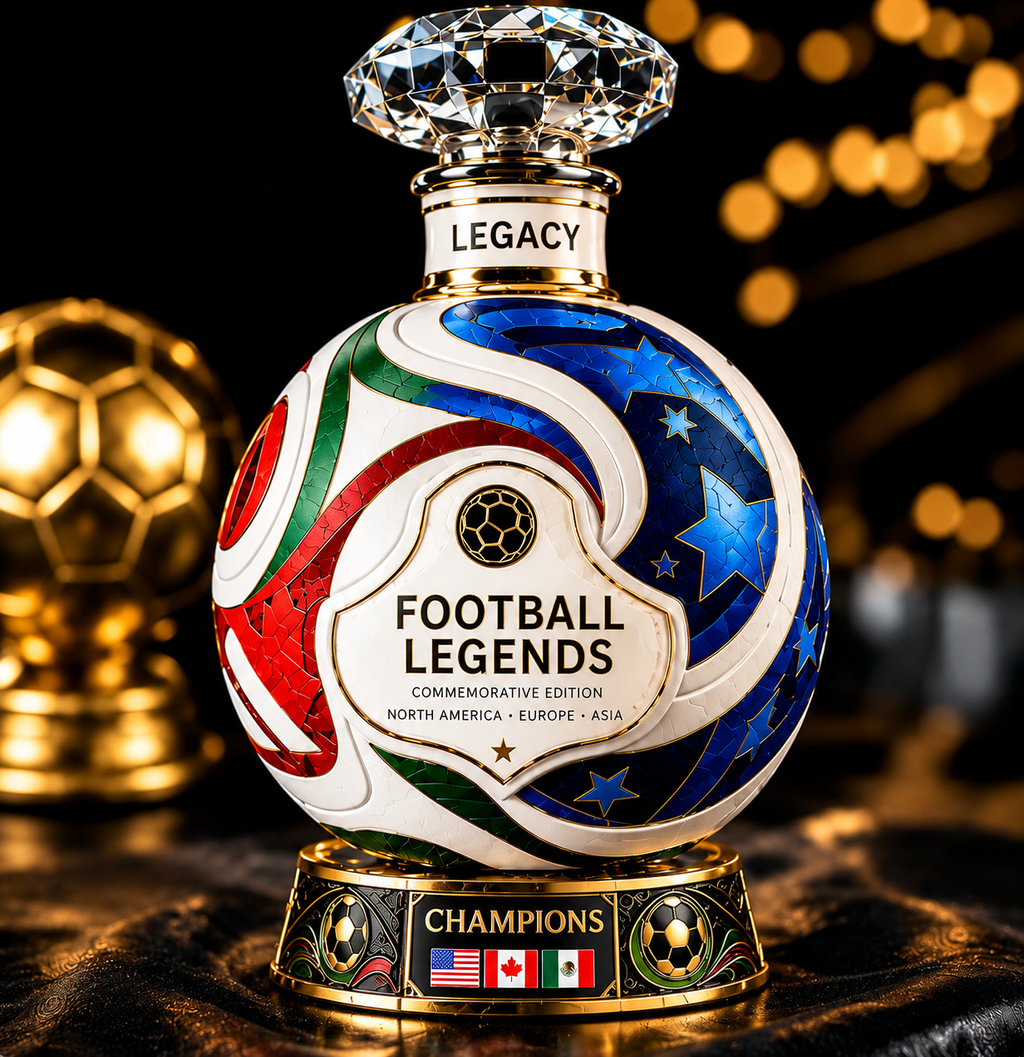 Own the Glory: Decantador em Forma de Bola de Jogo 2026 – Edição Heritage