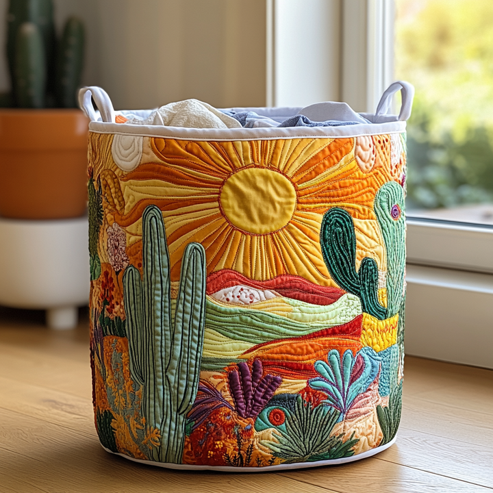 Cesto de Roupa Acolchoado – Luz do Sol