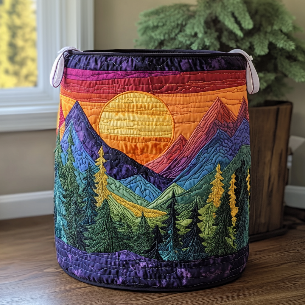 Cesto de Roupa Acolchoado – Luz do Sol