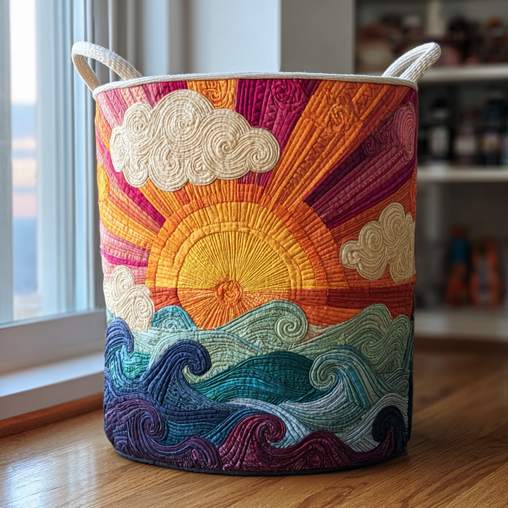 Cesto de Roupa Acolchoado – Luz do Sol
